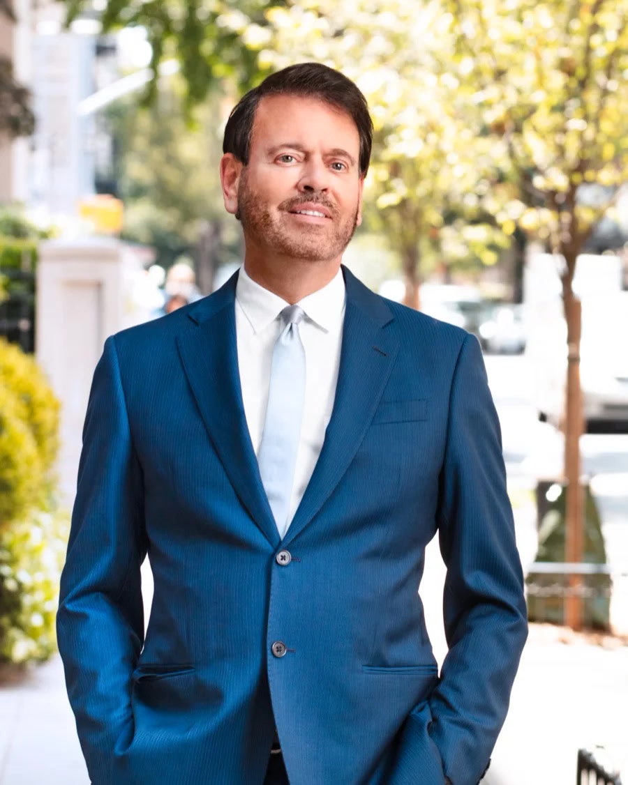 Dr. Heller outside the Allure Plastic Surgery office in Manhattan